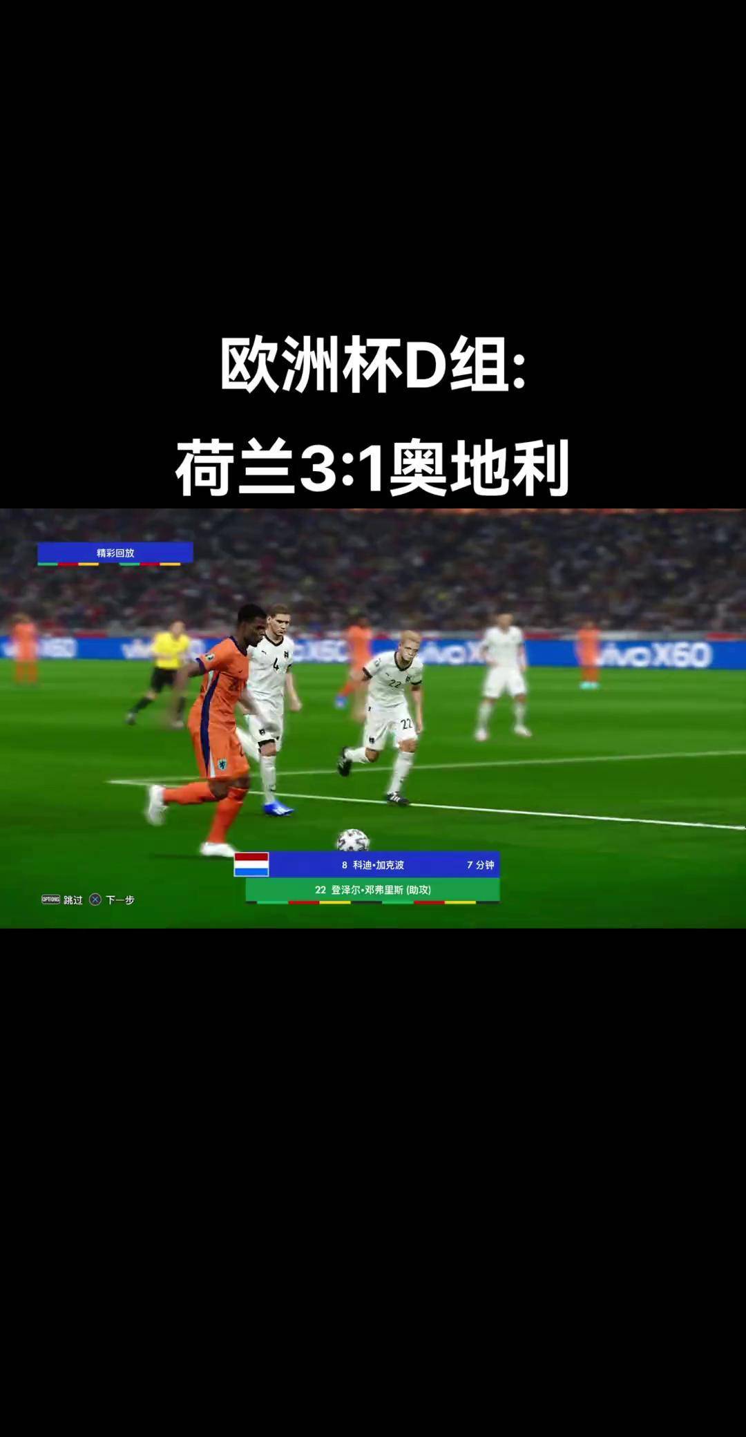 关于荷兰与捷克交锋，胜者将晋级的信息