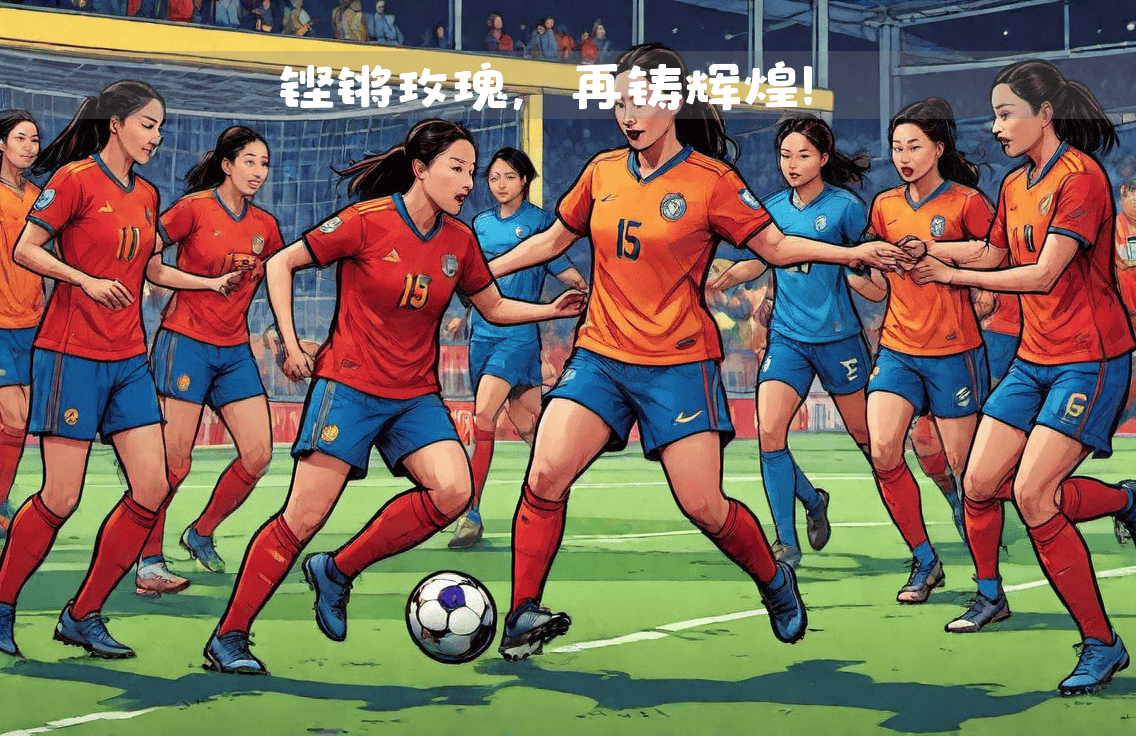 中国女足努力比赛，赢得成功